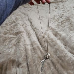 Silver Tassel Necklace